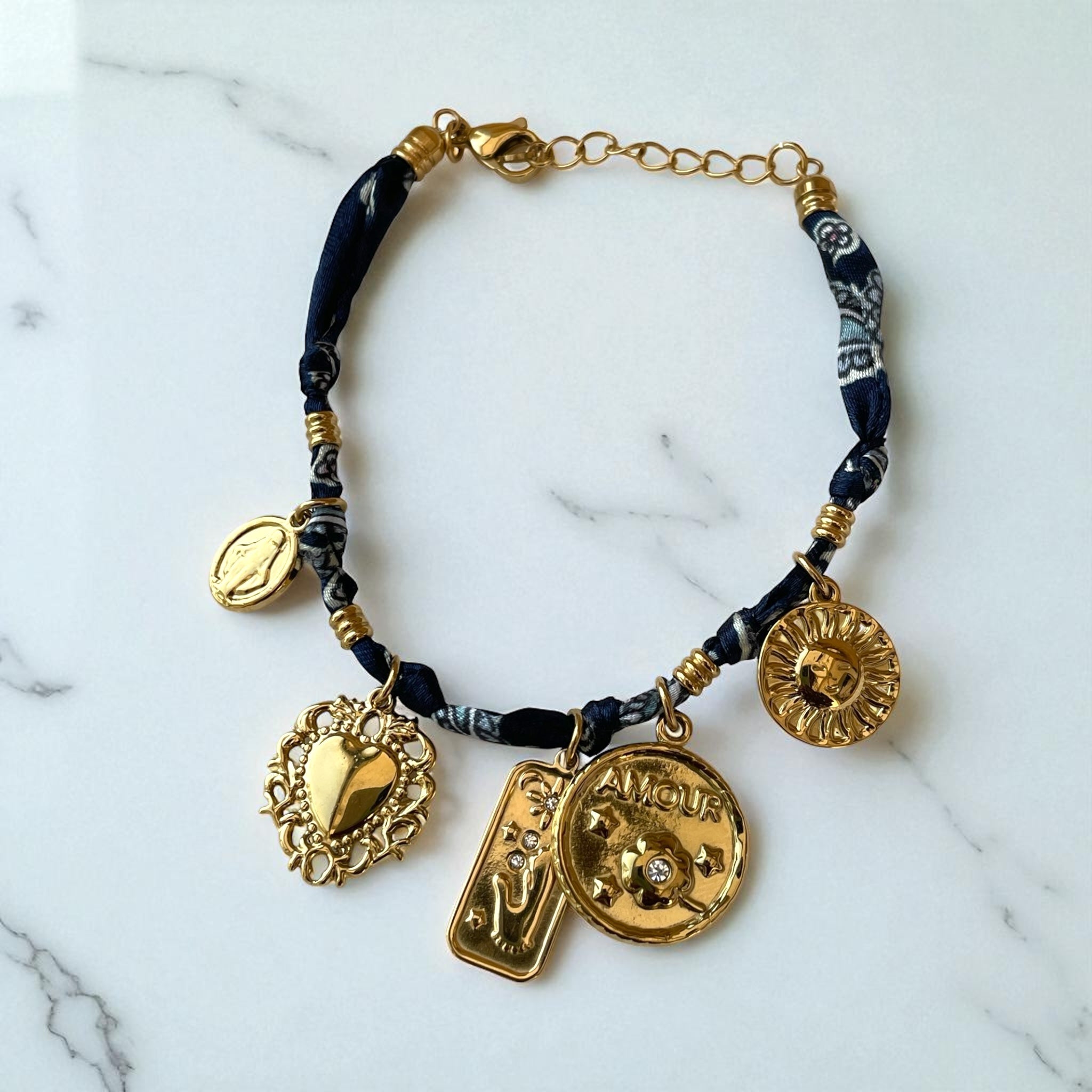 Bracelet bandana charms Rklisa