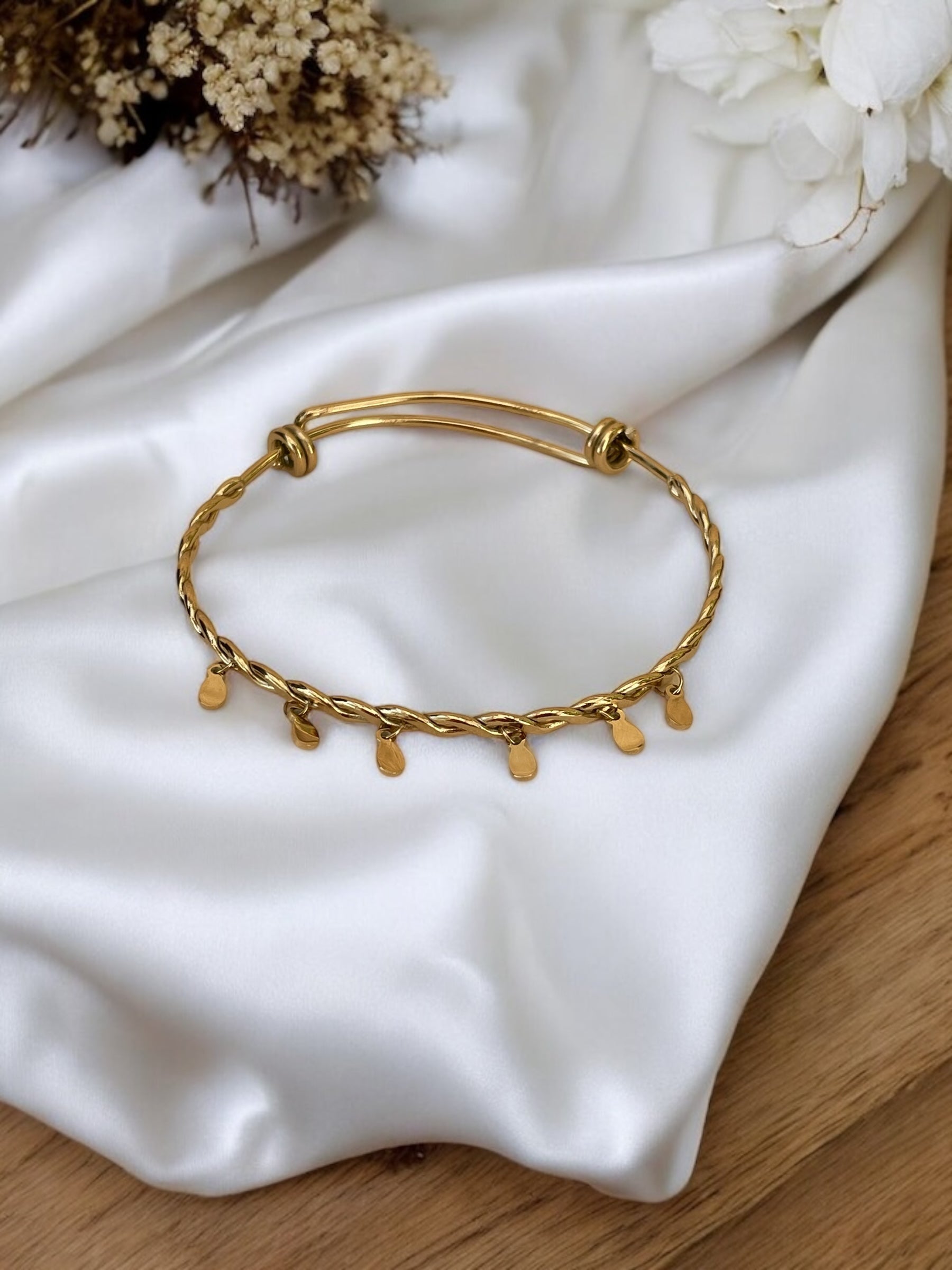 Bracelet jonc acier inoxydable Rklisa