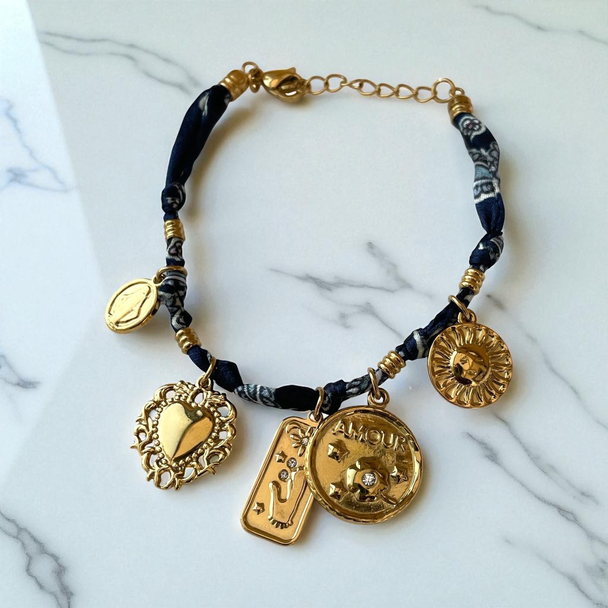 Bracelet bandana charms Rklisa