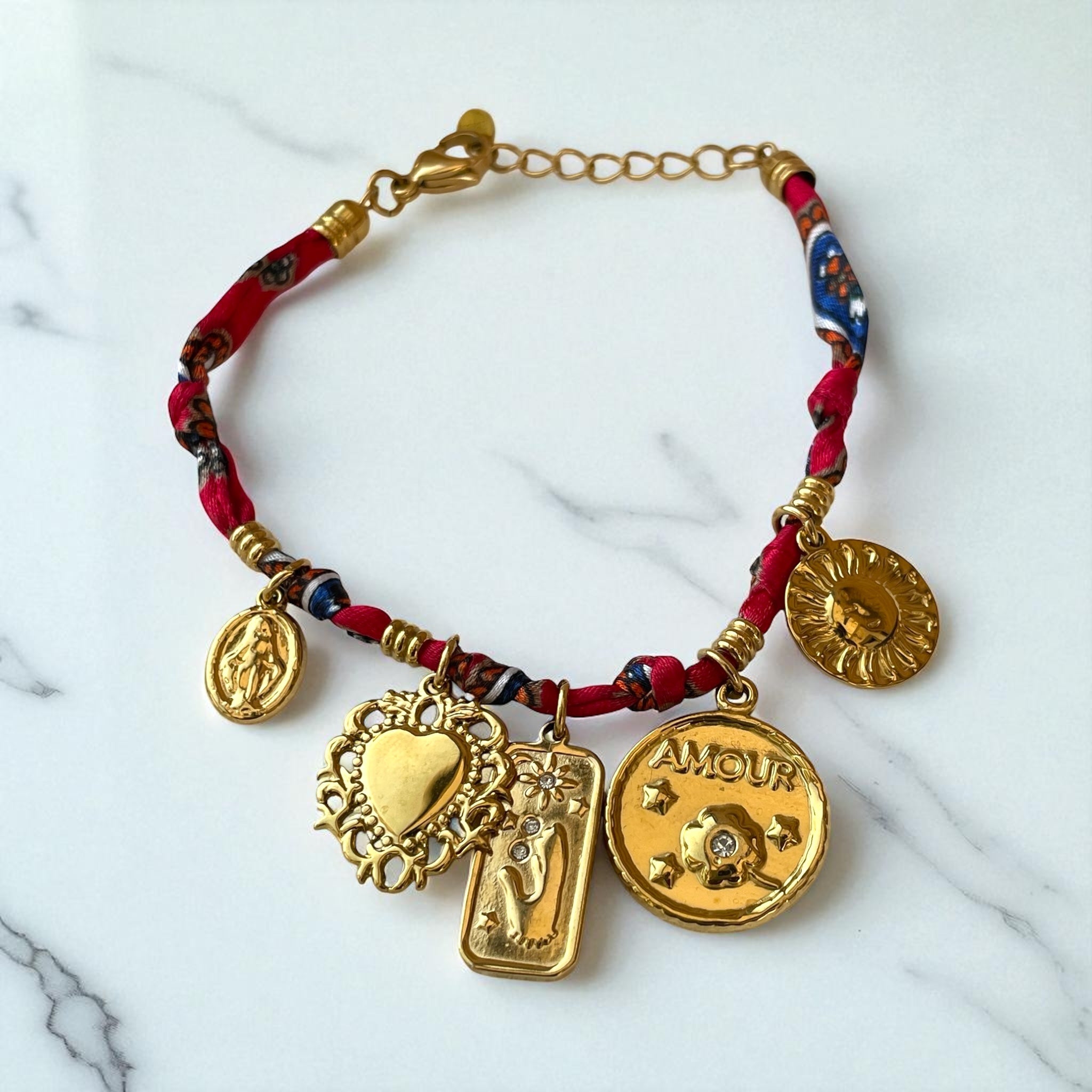 Bracelet bandana charms Rklisa