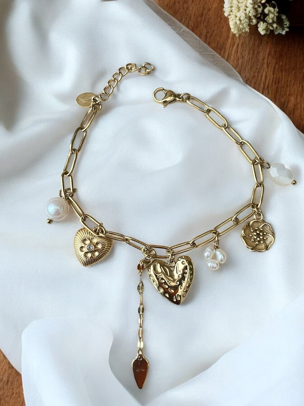 Bracelet ovale avec breloques Rklisa