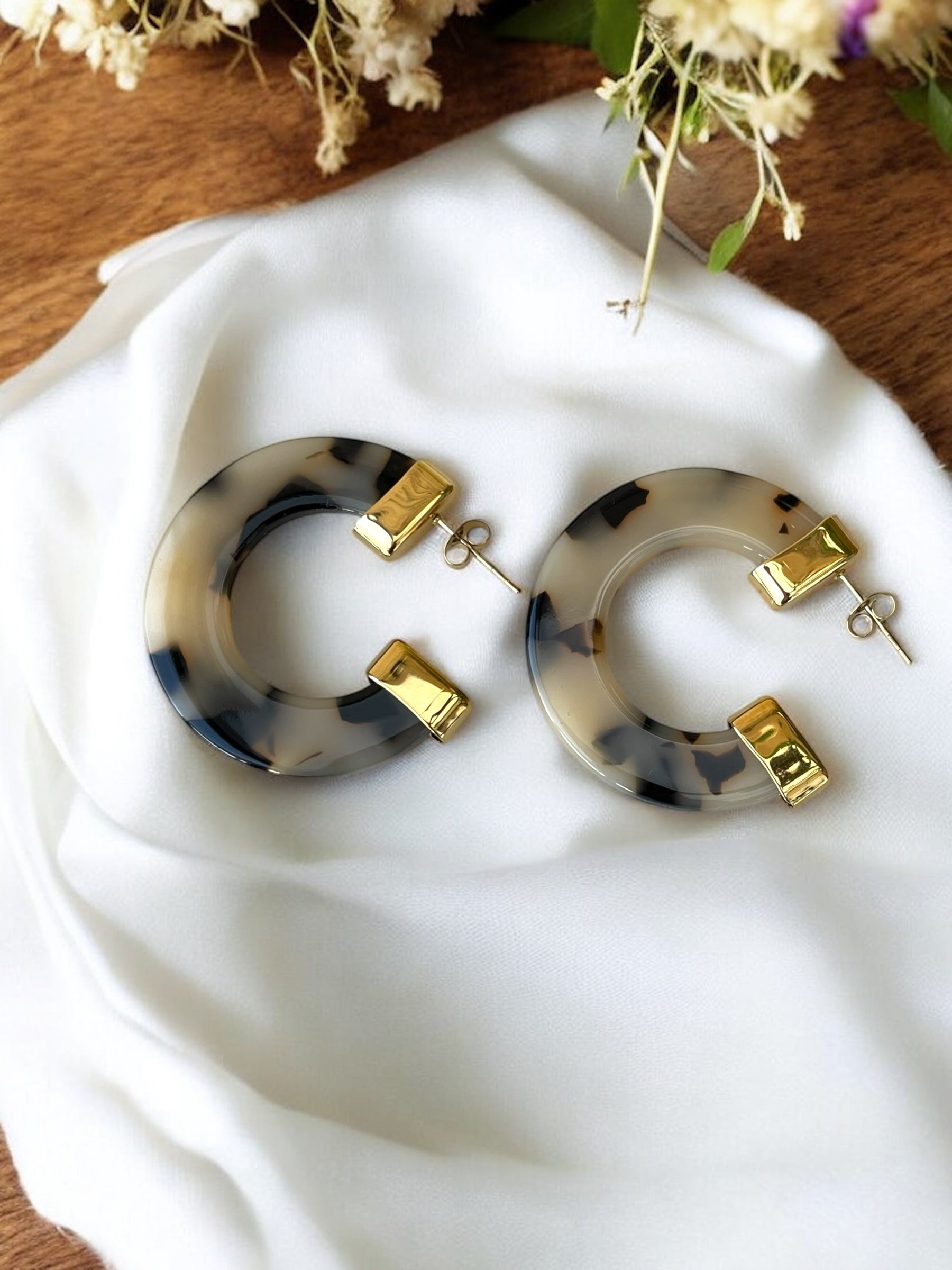 Boucles d'oreilles motif animalier Rklisa