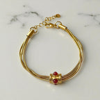 Bracelet acier inoxydable multi chaîne Rklisa