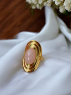 Bague ovale en acier inoxydable Rklisa