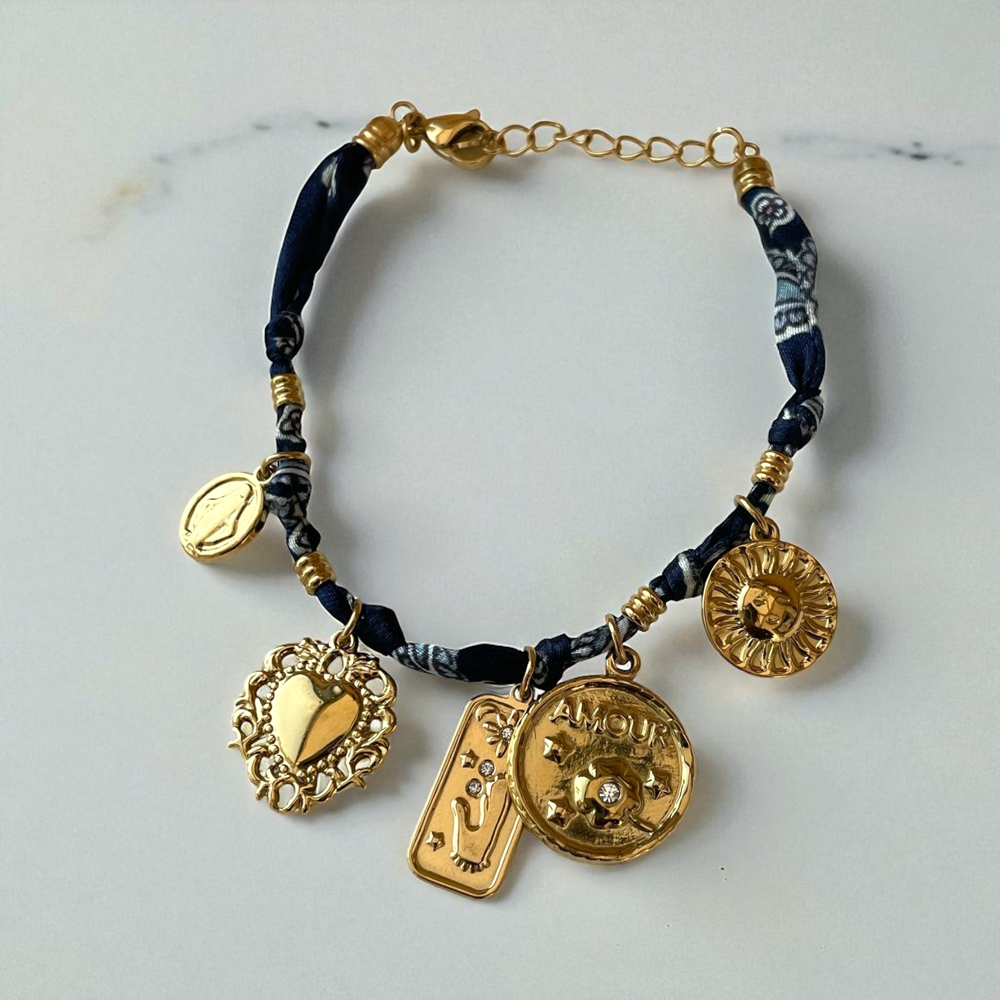 Bracelet bandana charms Rklisa