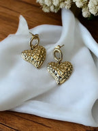 Boucles d'oreilles coeur en acier inoxydable Rklisa