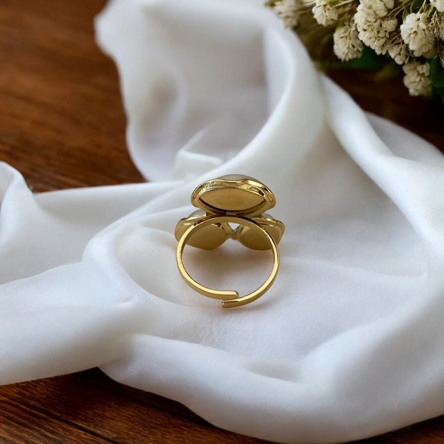 Bague acier inoxydable style baroque Rklisa