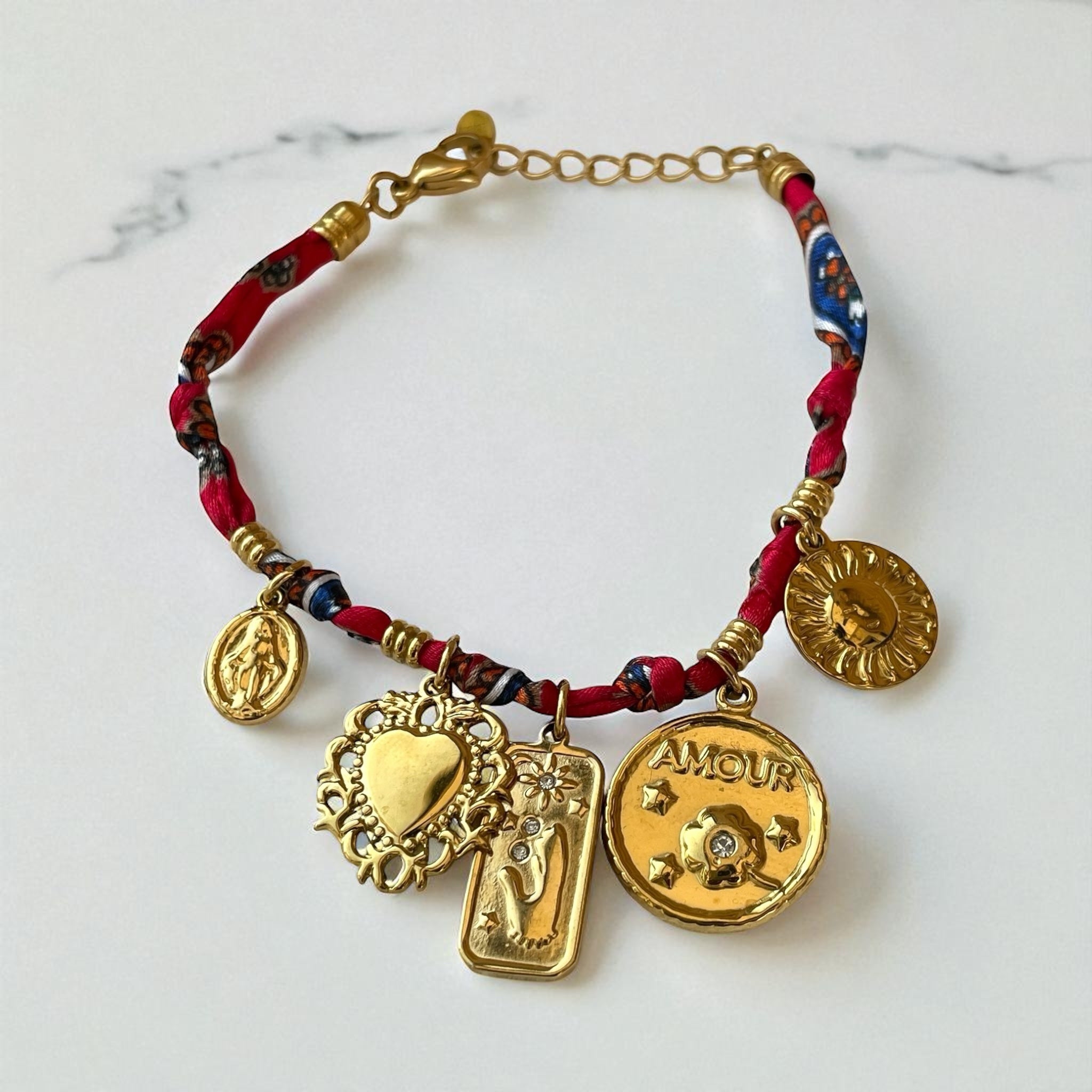Bracelet bandana charms Rklisa