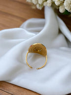 Bague ovale en acier inoxydable Rklisa
