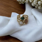 Bague en acier inoxydable multi-lignes Rklisa