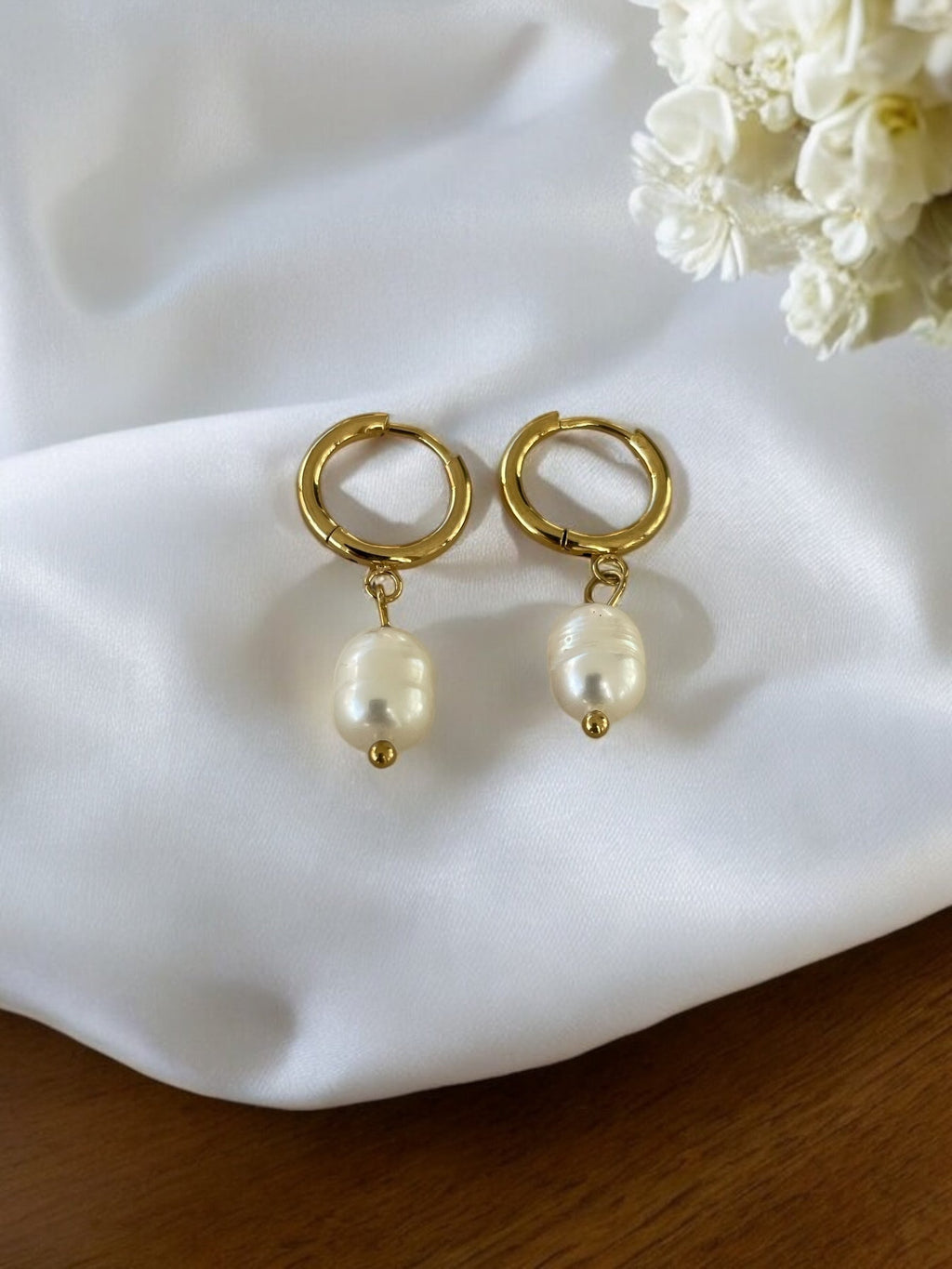 Mini créoles avec perle Rklisa