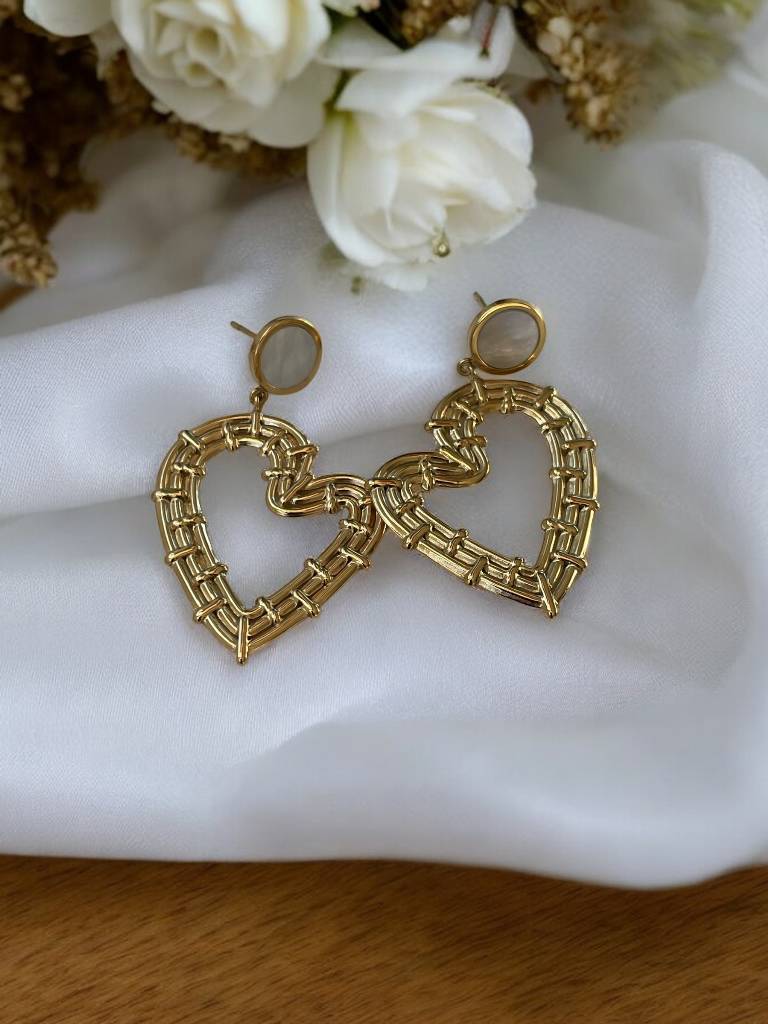 Boucles d'oreilles coeur Maboutique