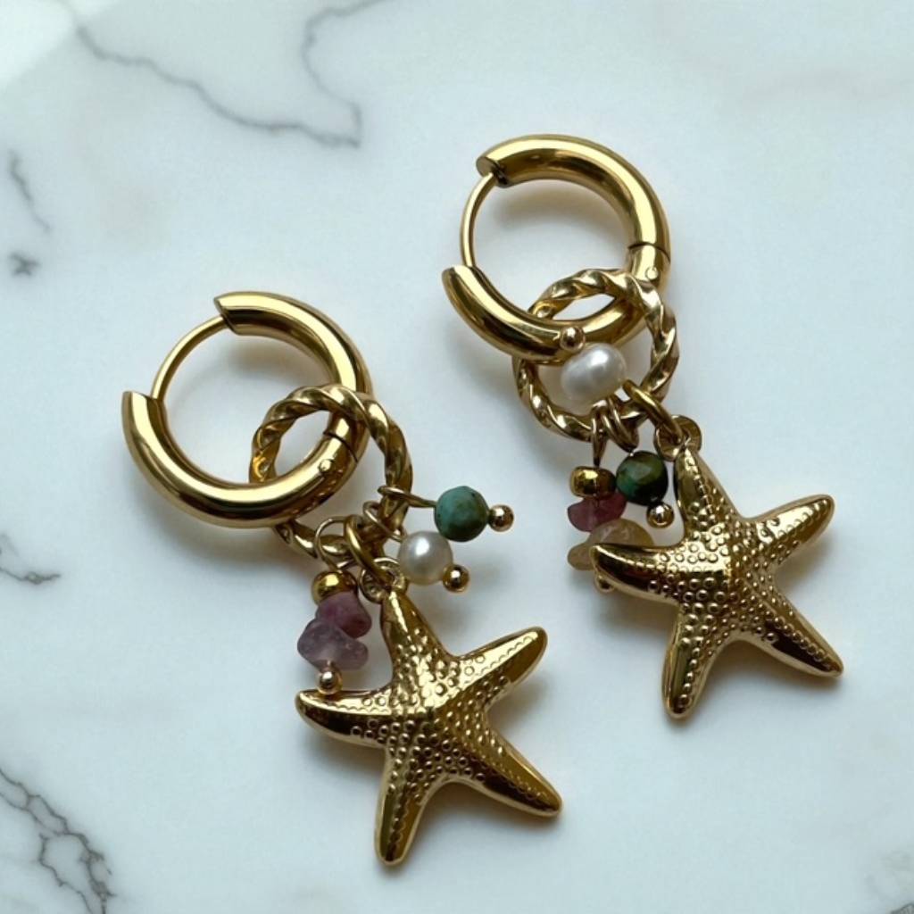 Boucles d'oreilles type créoles- Bohm Bohm