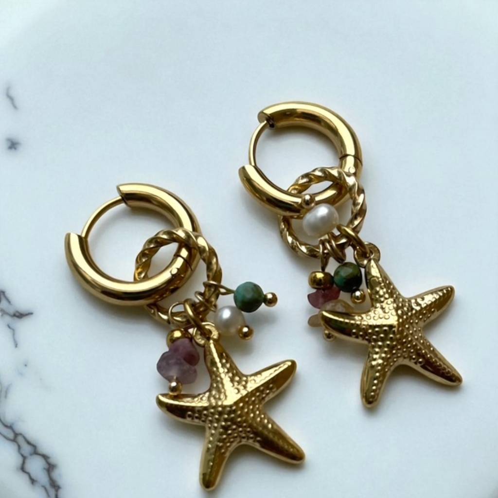 Boucles d'oreilles type créoles- Bohm Bohm