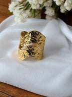 Bague large en acier inoxydable Rklisa