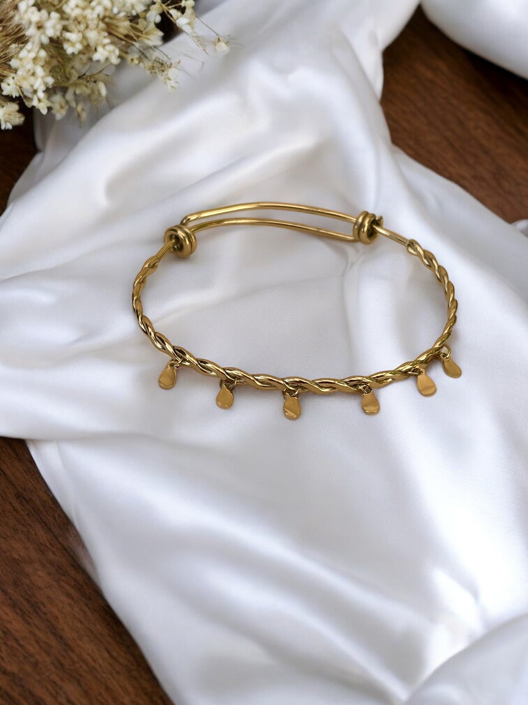Bracelet jonc acier inoxydable Rklisa