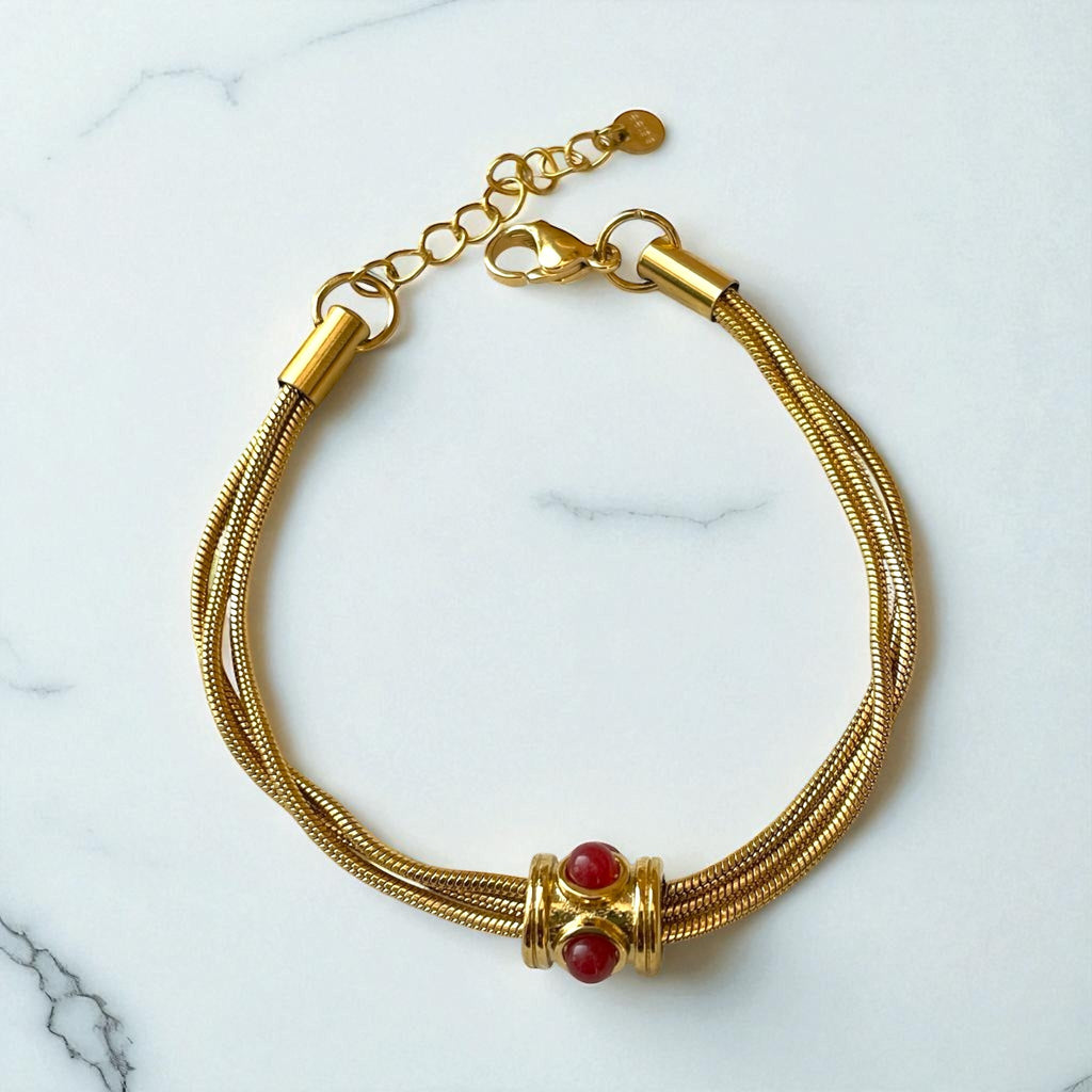 Bracelet acier inoxydable multi chaîne Rklisa