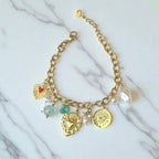 Bracelet chaîne dorée charms Rklisa