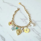 Bracelet chaîne dorée charms Rklisa