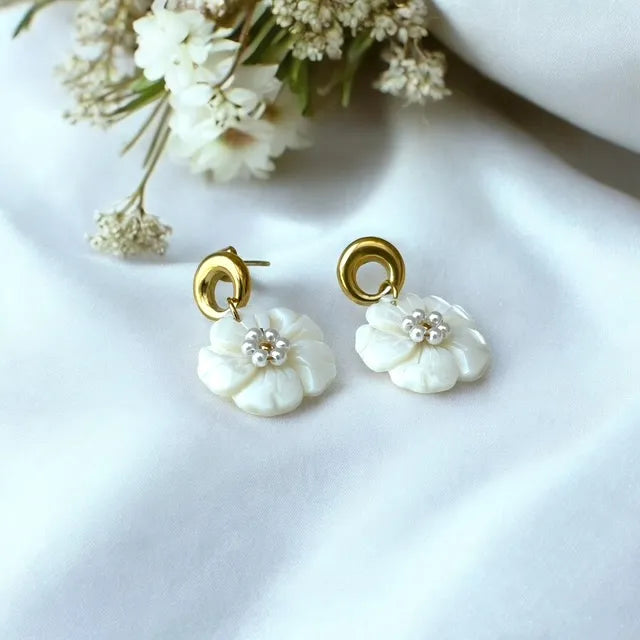 Boucles d'oreilles fleurs - Rklisa