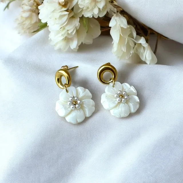 Boucles d'oreilles fleurs - Rklisa