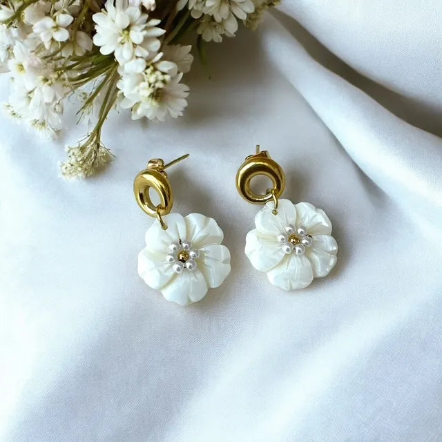 Boucles d'oreilles fleurs - Rklisa