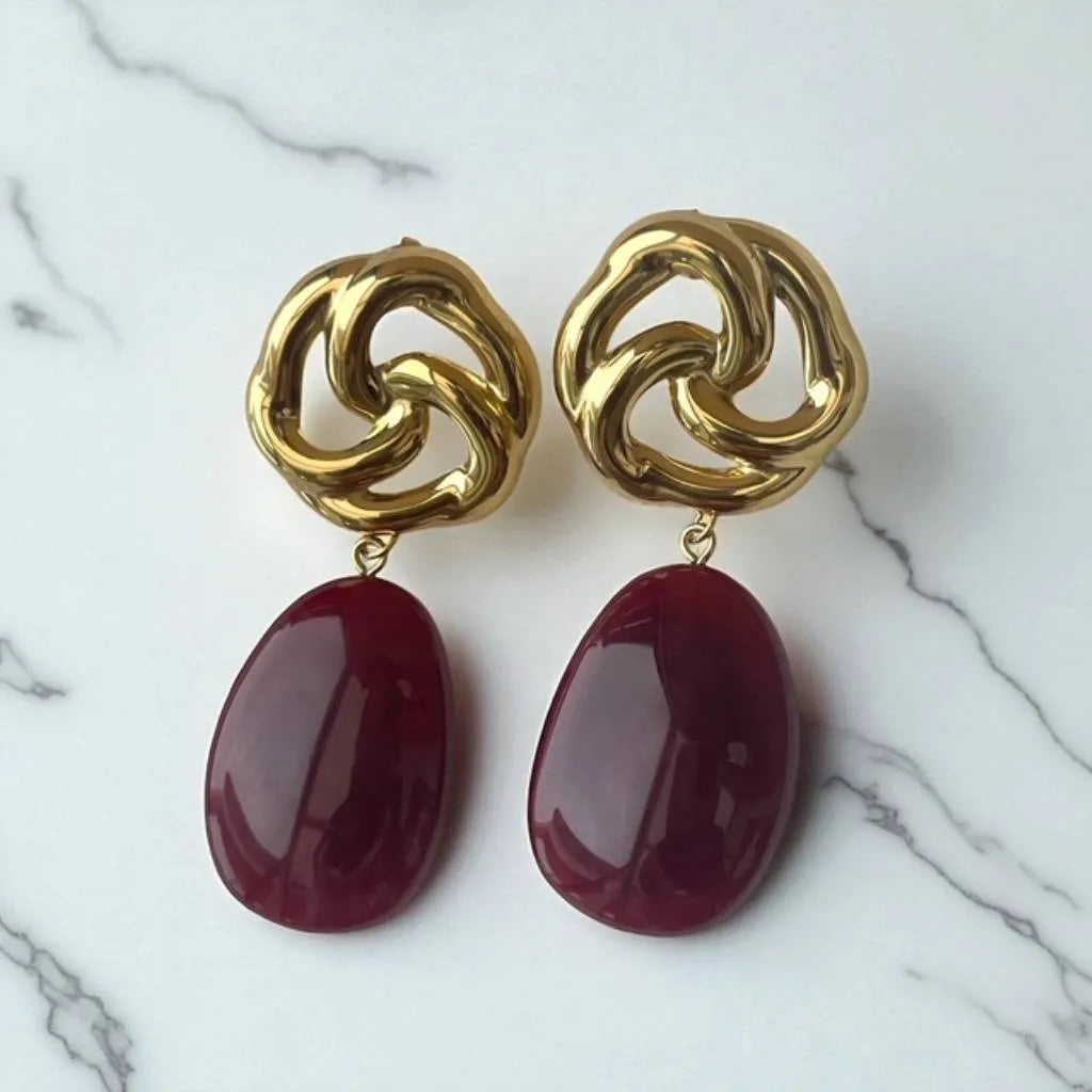 Boucles d'oreilles pendantes- bohm