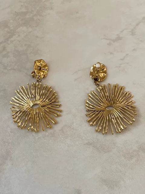 Boucles d'oreilles à clips acier inoxydable
