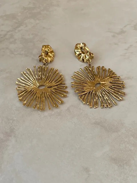 Boucles d'oreilles à clips acier inoxydable
