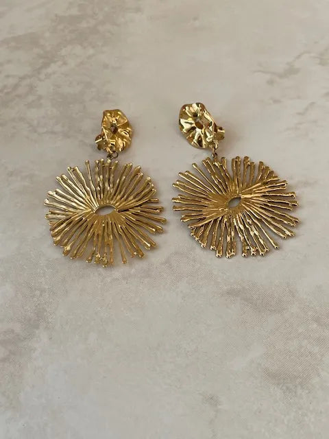 Boucles d'oreilles à clips acier inoxydable