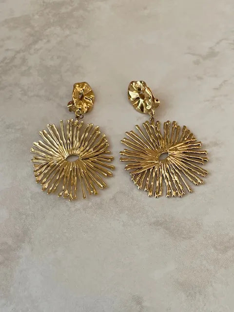 Boucles d'oreilles à clips acier inoxydable