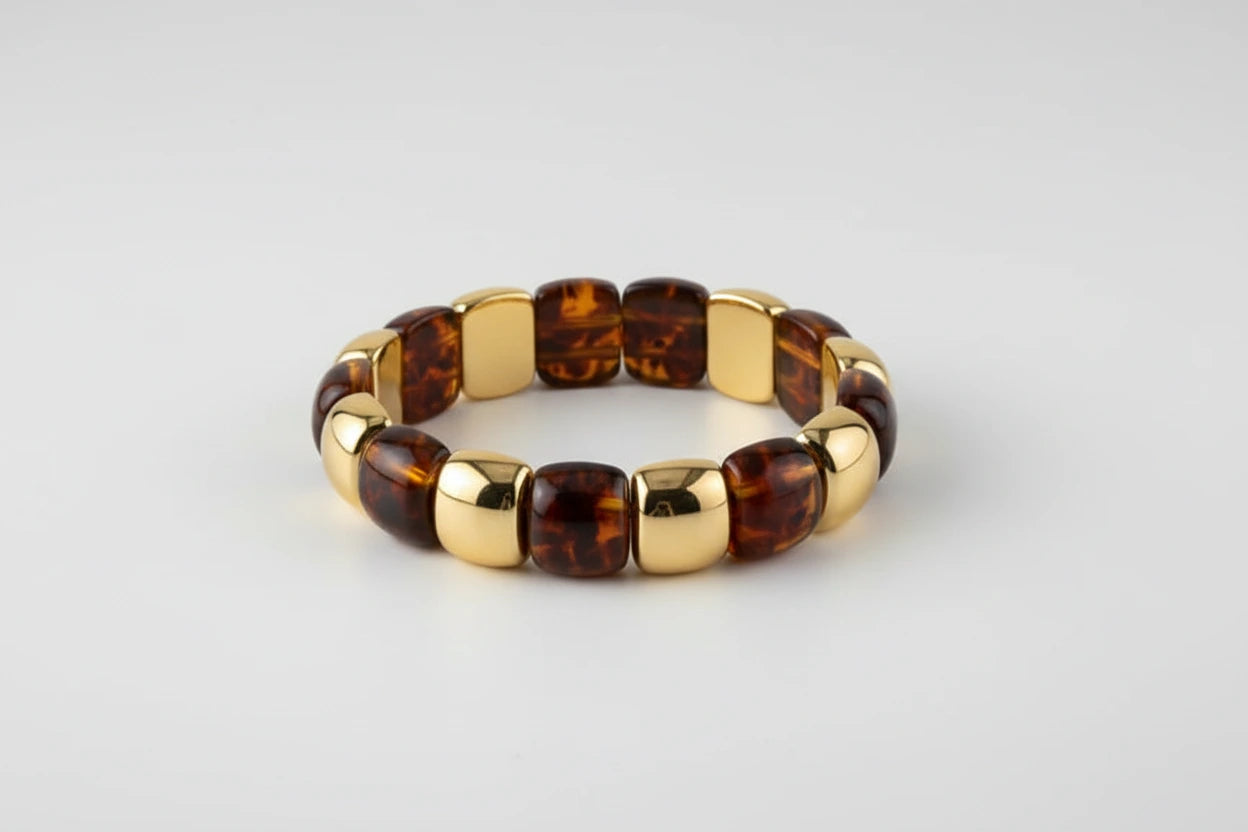 bracelet résine élastique