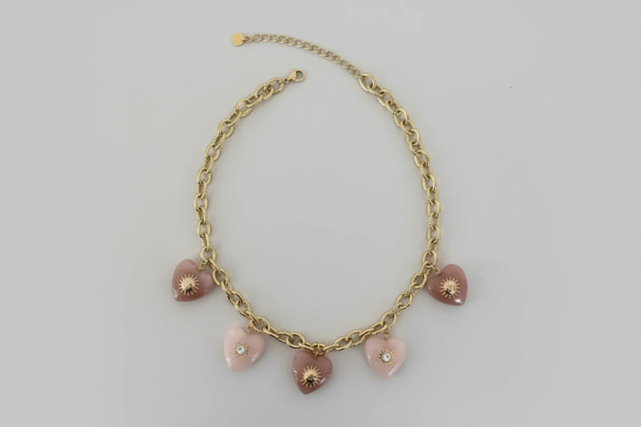 Collier breloque acier inoxydable