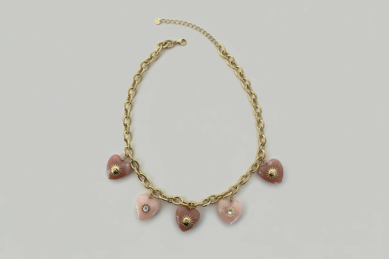 Collier breloque acier inoxydable