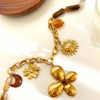 Collier femme acier inoxydable, gros plan