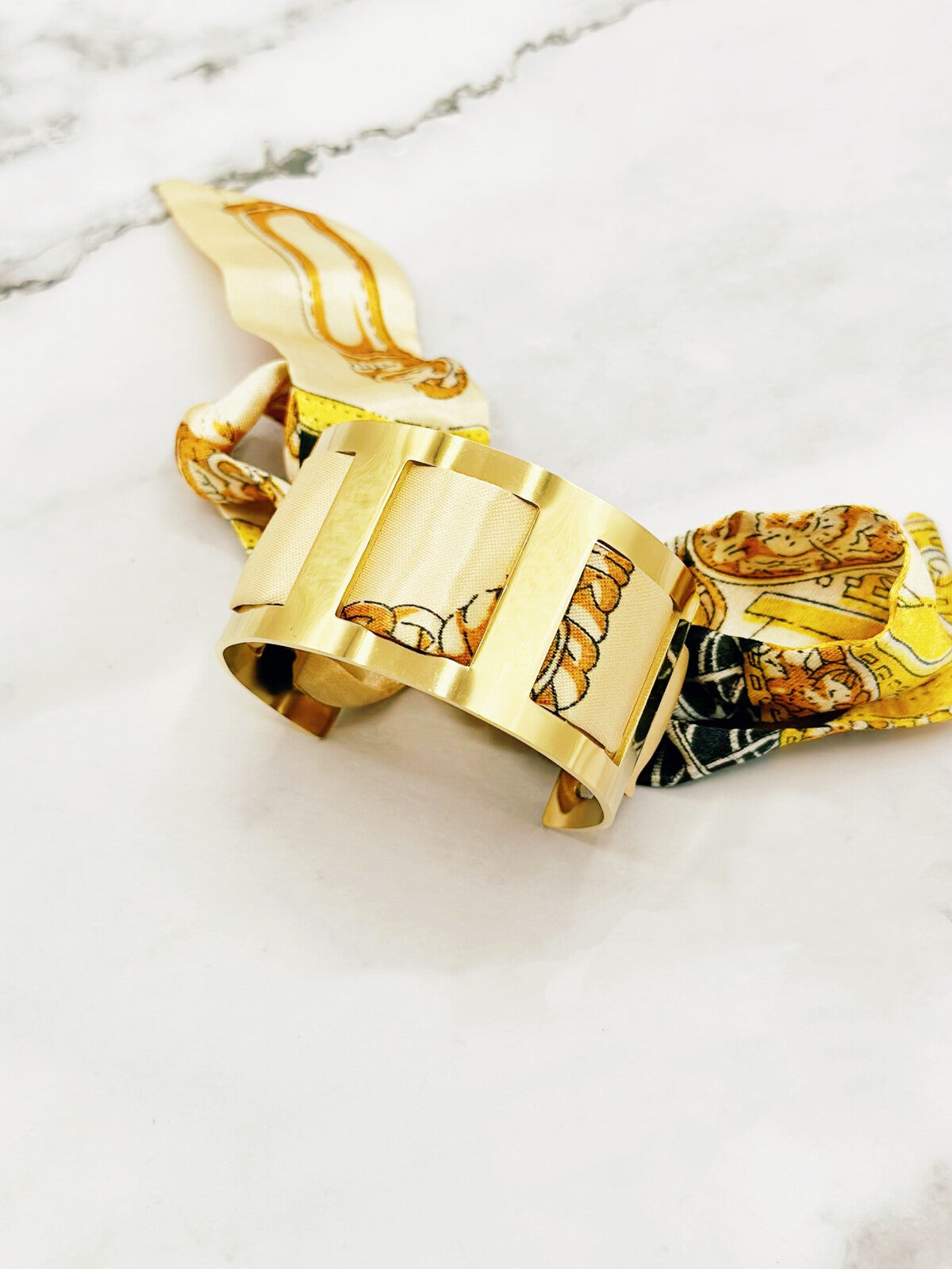 Bracelet jonc foulard Ma boutique