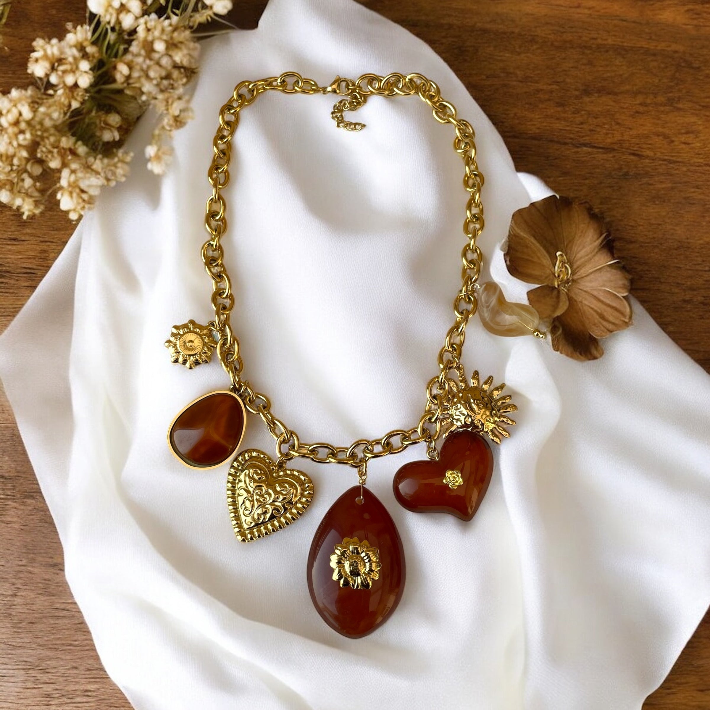 Collier chaîne charms Ma boutique