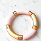 Bracelet en tubes acryliques Paloma