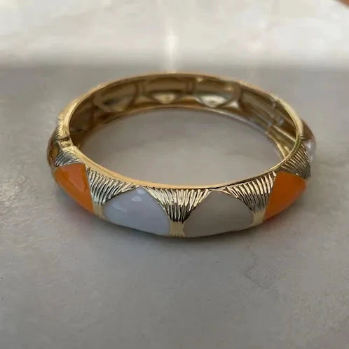 Jonc émaillé orange