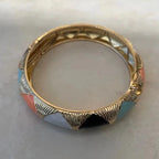 Jonc émaillé multicouleur