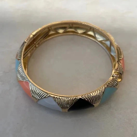 Jonc émaillé multicouleur