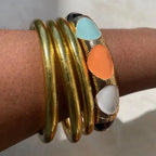 Jonc émaillé multi couleur