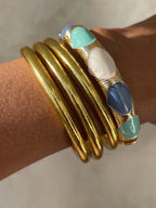 Jonc émaillé bleu clair