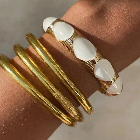 Jonc émaillé blanc