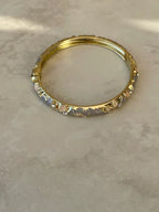 Jonc doré émaillé coloré Tia avec strass